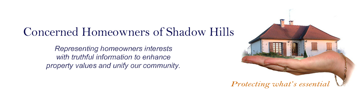 Concerned Homeowners of Shadow Hills